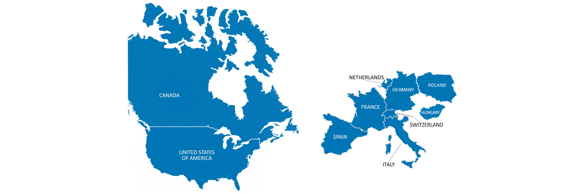 NBIA Alliance Patient Organzations map